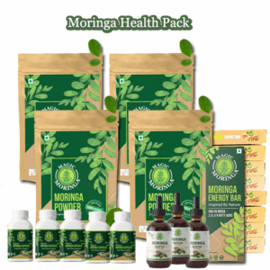 Moringa Health Pack (Powder+Capsule+ Oil+Energybar)
