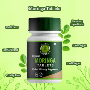 Organic Moringa Tablets (60 Tablets)